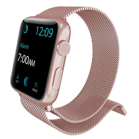 Accesorio xdoria pulsera mesh (milanesemetal) apple watch 42 / 44 / 45 mm color dorado rosa