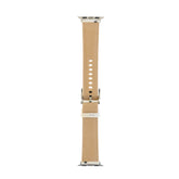 Accesorio generico pulsera de cuero apple watch 45 mm color blanco