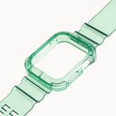 Accesorio generico pulsera con bumper rugged apple watch 45 mm color verde