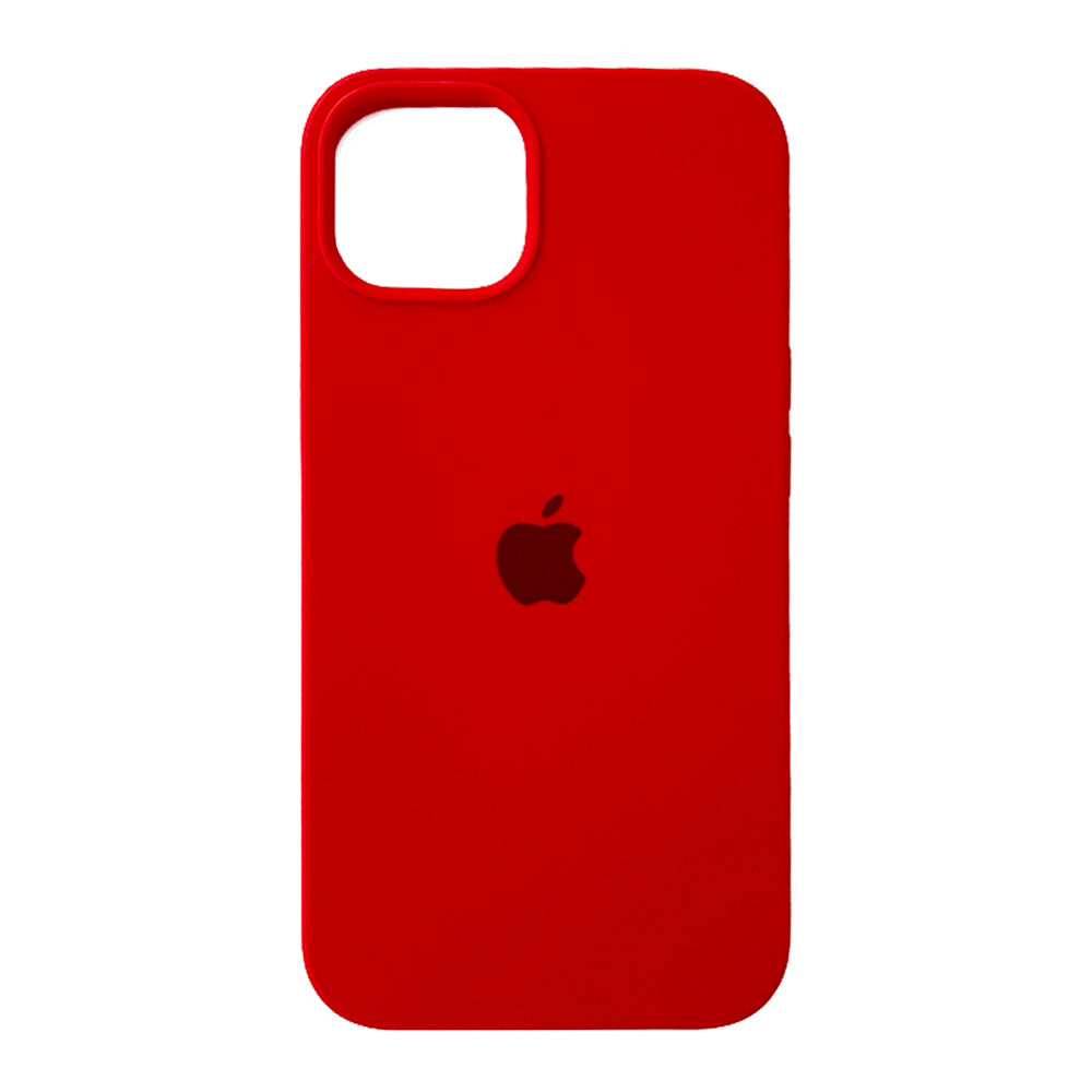 Estuche apple silicon completo iphone 13 color rojo