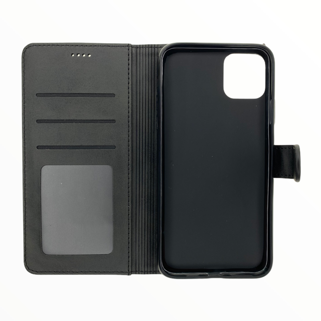 Estuche lc imeeke folio libreta con porta tarjeta iphone 11 pro max color negro