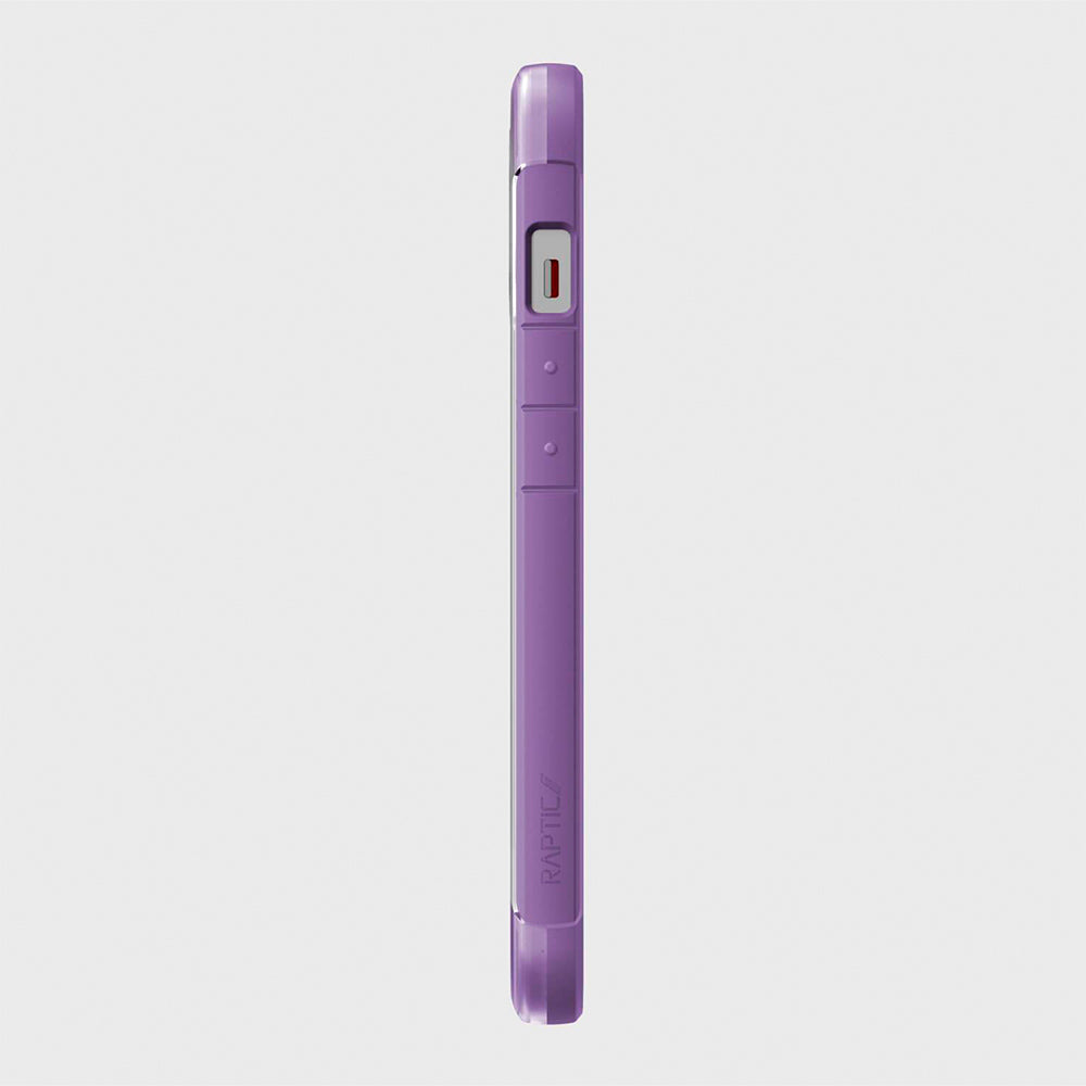Estuche xdoria raptic terrain for iphone 13 (100% biodegradable material) purple / clear color morado