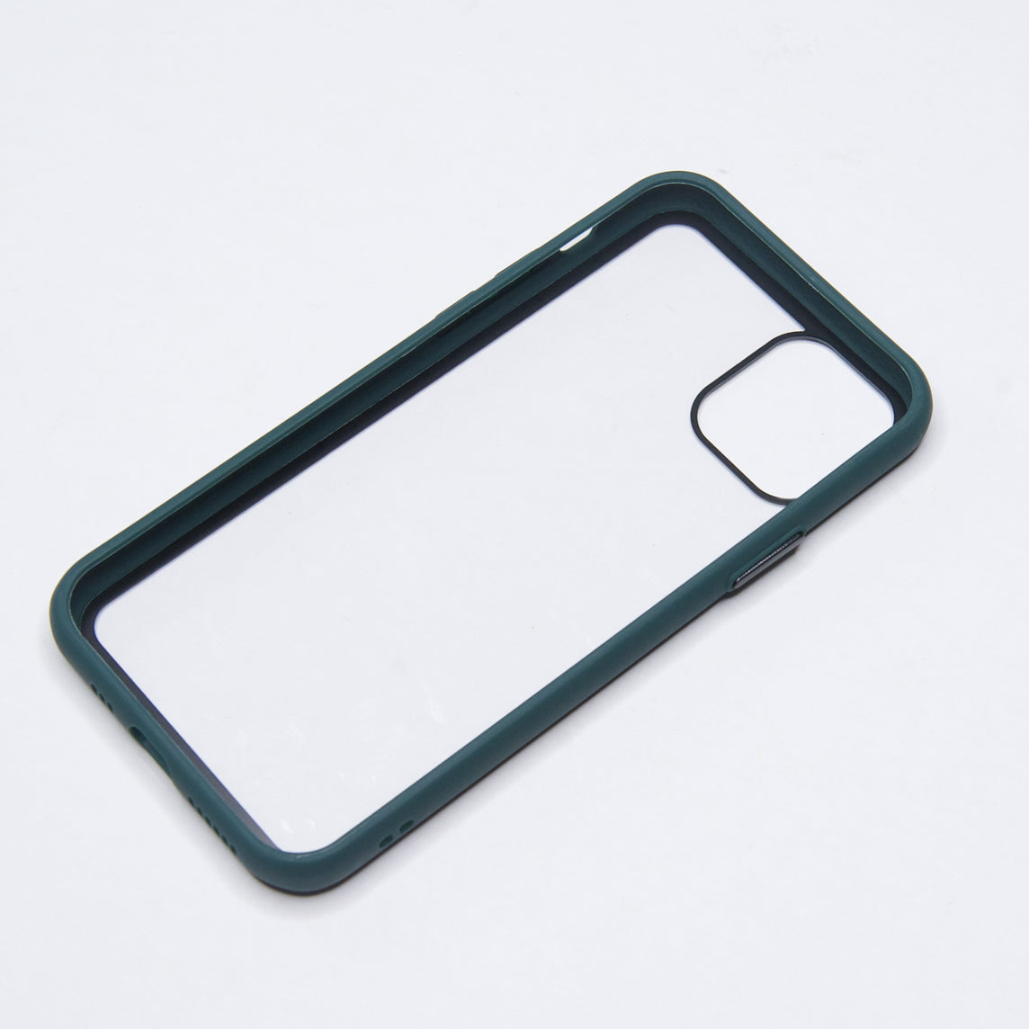 Estuche el rey iphone 11 pro con marco color transparente / verde