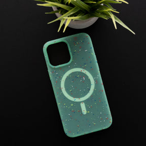 Estuche el rey magsafe core iphone 12 pro color verde