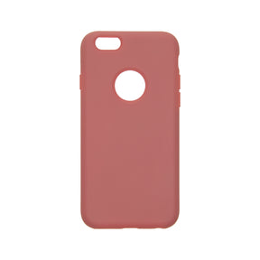 Estuche el rey silicon iphone 6 plus color rosado